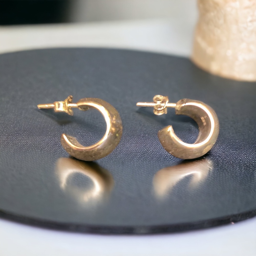 Italian Sterling Silver Artisan Earrings